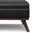 Owen - Multifunctional Square Coffee Table Storage Ottoman by HouseOfZazla
