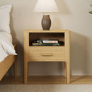 Modern Nightstand With Drawer And Open Shelf by HouseOfZazla
