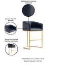 Mid-Century Modern Stool With Steel Base by HouseOfZazla