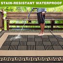 Outdoor Rug 5x8 ft Waterproof, Reversible Outdoor Plastic Straw Rug for Patios Clearance, Outdoor Area Rug Carpet RV Mat for Camping Backyard Deck Porch by GreenHaven Gardens