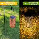 Solar Lanterns Outdoor Hanging Lantern Lights,Sunflower Metal Decor Lanterns-Waterproof LED Decorative Light for Garden Patio Yard Lawn Backyard Front Porch as Gifts for Mom Grandma Women by GreenHaven Gardens