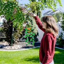 Stained Glass Window Hanging 17 Leaf Plant Stain Glass Window Hanging Real Stained Glass Hanging Hanging Stained Glass for Windows Stained Glass suncatchers Stained Glass Plant Stained Glass by GreenHaven Gardens