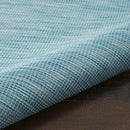 Nourison Positano Aqua 2' x 6' Area Rug Easy Clean, Non Shedding, Bed Room, Living Room, Dining Room, Kitchen (6' Runner) by CozyNest Decor