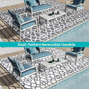 HEBE Outdoor Rug Waterproof 9x12, Plastic Straw Rug Camping Rug, Reversible Outdoor Patio Rugs RV Mat Clearance, Indoor Outside Floor Carpet for Porch,Deck,Camper,Balcony,Backyard by GreenHaven Gardens