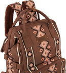 Wrangler Diaper Bag Backpack Aztec Travel Backpack Purses Western Multi-Function Baby Bags for Mom with Waterproof Insulated Pockets by TinyTreasures Baby Boutique