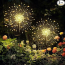 GIGALUMI Garden Outdoor Decor Lights 120LED 2Pack, Solar Garden Lights for Yard Outside Fairy Decorative,Solar Powered for Yard Pathway Flowerbed Planter Balcony Patio Decor（Warm White） by GreenHaven Gardens