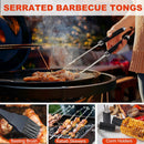Grilljoy BBQ Accessories Grill Tools Set - 22PCS Stainless Steel Barbecue Grill Accessories for Outdoor Grill with Black Aluminum Case - Grilling Gifts for Men Dad -Grill Tools Kit by GreenHaven Gardens