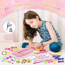 Dpai Friendship Bracelet Making Kit for Girls,DIY Arts and Crafts Toys,Jewelry String Maker Kit,The Best Birthday Gifts Ideas for Girls 6 7 8 9 10 11 12+ Years Old（Pink） by TinyTreasures Baby Boutique