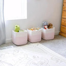 NaturalCozy Storage Cubes 11 Inch Cotton Rope Woven Baskets for Organizing, 3-Pack | Cube Storage Bin | Square Storage Baskets for Shelves Organizer, Classroom, Kids Toy Bins, Closet, Baby Nursery by CozyNest Decor
