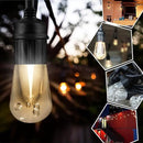 Enbrighten LED Outdoor String Lights 48ft Soft Warm White Patio Lights with Ultra-Durable Shatterproof and Waterproof Acrylic Bulbs for Balcony, Backyard, Porch, Gazebo, Deck, Party and Market, 35631 by CozyNest Decor