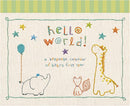 C.R. Gibson Animals 'Hello World' Baby Calendar Baby First Year Tracker, 11'' W x 18'' H by TinyTreasures Baby Boutique