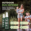 Deet-Free Insect & Mosquito Repellent Pack of 2 (8 oz) – Nice Smelling Insect Repellent with Lemongrass Oil Safe for Pets and Kids – Bug Spray for Mosquitoes, Gnats, Black Flies, and No-See-ums by TinyTreasures Baby Boutique