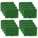 12PCS Boxwood Hedge Panels – Artificial Grass Wall & Privacy Screen