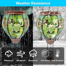 Solar Hot Air Balloon Lantern with Flame, Solar Hot Air Balloon Waterproof Lantern for Garden Farmhouse Decoration (GardenGnome2pcs)