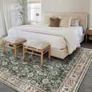 Washable Area Rug 10'x14' Boho Design Non-Shedding Easy Care Ideal for High Traffic Areas in Living Room Bedroom Office Coffee Table Kitchen Large Carpet by TinyTreasures Baby Boutique