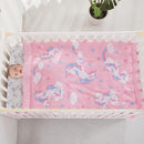 Viviland 3 Pieces Baby Bedding Set for Boy Girls, Baby Bedding Set for Newborn, Infant & Toddler - Unicorn by TinyTreasures Baby Boutique