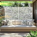 Outdoor Privacy Screen,72" H×47" W Metal Privacy Screen, Freestanding Privacy Fence Panels for Patio by GreenHaven Gardens