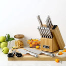 McCook® Knife Sets,German Stainless Steel Knife Block Sets with Built-in Sharpener by CozyNest Decor