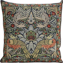 Charlotte Home Furnishings Throw Pillow Covers 16x16 in, Blue Peacock Decorative Couch Pillow Cover, Boho Decor European Tapestry Cushion Cases, Living Room Cozy Home Decor, Jacquard Woven Soft Cotton by CozyNest Decor