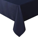 sancua Rectangle Tablecloth - 90 x 132 Inch - Water Resistant Spill Proof Washable Polyester Table Cloth, Decorative Fabric Table Cover for Dining Tables, Buffet Parties and Camping, Navy by CozyNest Decor
