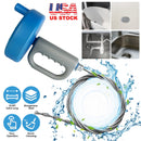 32.8FT Drain Snake Auger Plumbing Snake Hair Clog Remover For Sewer Sink Bathtub Shower Kitchen Bathroom Drain Clog Remover