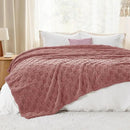 Bedsure GentleSoft King Size Blanket for Bed - Super Soft Cozy Blankets for Women Men Girls, Large Fuzzy Fleece Throw for Bedroom Decor, Dusty Pink,108x90 Inches by CozyNest Decor