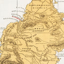 Vintage Map of Mauritius, 1862