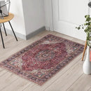 Keen Home Design 2x3 Rug - Machine Washable Entry Rug with Non-Slip Backing, Ideal for Enteryway, Kitchen, Bathroom, Laundry Room - Vintage, Easy Clean, Durable, Low Pile Rug - (2' x 3') by CozyNest Decor