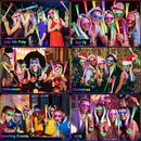 148 PCS Glow in the Dark Party Supplies, 16 Fiber Optic Wands, 14 LED Glasses, 100 Glow Sticks and 18 LED Hair Clips Fiber Optic for Neon Party, Wedding, Birthday, Concert, New Year by TinyTreasures Baby Boutique