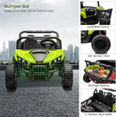 24V 2 Seater Ride On Car Truck, Power Wheels Kids UTV w/Parent Remote Control, 3.1 MPH Max Speed, Music Player, LED Lights & Storage, Electric Vehicle Ride On Toy for Kids Toddler Ages 3-8, Green by TinyTreasures Baby Boutique