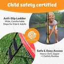 JUMPZYLLA Trampoline Outdoor 8FT 10FT 12FT 14FT 15FT 16FT with Enclosure and Ladder, ASTM Approved Recreational Trampoline for Kids and Adults, Anti-Rust Coated Frame by TinyTreasures Baby Boutique