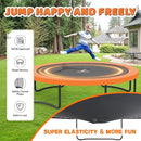 Trampoline 8FT 10FT 12FT 14FT 16FT, Recreational Trampolines with Enclosure Net and Ladder, Outdoor Anti-Rust Trampolines for Kids and Adults, ASTM Approved by TinyTreasures Baby Boutique