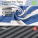 SUNCREAT Large Hammocks for Outside, Long Replacement Hammock Two Person for Stand, Blue White Stripes by GreenHaven Gardens