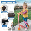 Soft-Style Kids Knee and Elbow Pads with Bike Gloves, Flexible Impact-Resistant Gear for Ages 2-11, Designed for Balance Bikes, Roller-Skating, and Skateboarding by TinyTreasures Baby Boutique