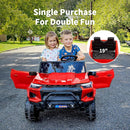 24V 10Ah Ride on Toy for Big Kids, 4WD 2 Seater Electric SUV Kids Car to Drive w/Remote Control, 4x200W Motors - Red by TinyTreasures Baby Boutique