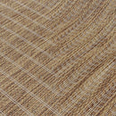 Adiva Rugs Outdoor Indoor Area Rug, Weather Resistant, Easy to Clean, Stain Resistant Floor Mat for Dining Room, Backyard, Deck, Patio (Wooden, 6' x 9') by CozyNest Decor