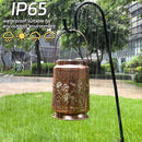 KY&BOSAM Solar Lanterns Outdoor Waterproof Rose Hummingbird Garden Decor Birthday Gift for Women Mom Grandma Hangings Solar Lights Metal Diwali Decoration Outside Lantern for Yard Patio Backyard Porch by GreenHaven Gardens