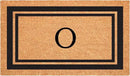Calloway Mills 152961830O Black Border 18" x 30" Monogram Doormat, (Letter O) by CozyNest Decor