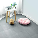 qqpp EVA Rubber 18 Tiles Interlocking Puzzle Foam Floor Mats - Baby Play Mat for Playing | Exercise Mat for Home Workout. Gray. QC-Lb18N by TinyTreasures Baby Boutique
