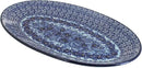 Blue Rose Polish Pottery Joanna Oval Platter by CozyNest Decor