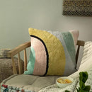 Tufted Boho Pillow Covers 18X18 Inch Throw Pillow Covers Decorative Cushion Cover Exquisitely Crafted with Hand-Finished Tuft Farmhouse Pillow Case for Couch Sofa Bed Living Room Bedroom by CozyNest Decor