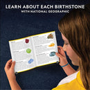 National Geographic Birthstone Dig Kit - Science Kit with 12 Genuine Birthstones, Includes a Real Diamond, Ruby, Sapphire, Pearl, & More, Gemstones and Crystals, Rock Collection (Amazon Exclusive) by TinyTreasures Baby Boutique