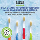 MOUTHWATCHERS Soft Flossing Manual Toothbrush for Adults, 2 Pack, Orange, Ultra Clean, Good for Sensitive Teeth and Gums, by Dr. Plotka's by CozyNest Decor