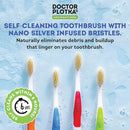 MOUTHWATCHERS Soft Flossing Manual Toothbrush for Adults, 2 Pack, Green, Ultra Clean, Good for Sensitive Teeth and Gums, by Dr. Plotka's by CozyNest Decor