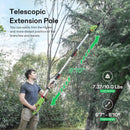 VIVOSUN 20" Cordless Pole Hedge Trimmer, 20V Electric Bush Trimmer with 20” Dual-Action Laser Blade, Adjustable Cutting Head, 0.55" Cutting Capacity, 2.0AH Battery and Fast Charger Included by GreenHaven Gardens