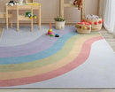 Well Woven Kids Rainbow Rug, 5' x 7', Multi Color by CozyNest Decor
