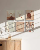 HAUS AND HUES White Oak 8x10 Picture Frame Set - Set of 6 8x10 Picture Frame Wood, White 8x10 Picture Frame Set of 6, Wooden Picture Frames 8x10, 6 8x10 Picture Frames for Wall (White Oak Frame) by CozyNest Decor