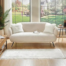 AMTOVO Faux Fur Rug, White Ultra Soft Fluffy Shag Sheepskin Rug, 2 x 6 ft Runner Area Rugs for Bedroom Sofa Throw Cushion Room Decor, Rectangle by CozyNest Decor