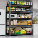 72"H Storage Shelves heavy duty, 2000LBS Garage Shelving, 5 Tier Metal Shelving Unit Adjustable Garage Shelves Rack Shelf for Storage Warehouse Pantry Closet,35.6" W × 16" D × 72" H, Black, 2PCS by GreenHaven Gardens