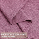 Full Blackout Privacy Curtains, 240 Inch Extra Wide Linen Blend Drapes, Pinch Pleat Window Drapery for Room Divider Storage/Space Room Separation, 1 Panel, W 240" x L 108", Lilac by CozyNest Decor